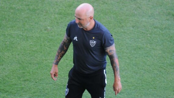Sampaoli, ex-técnico do Atlético (foto: Juarez Rodrigues/EM/D.A Press)