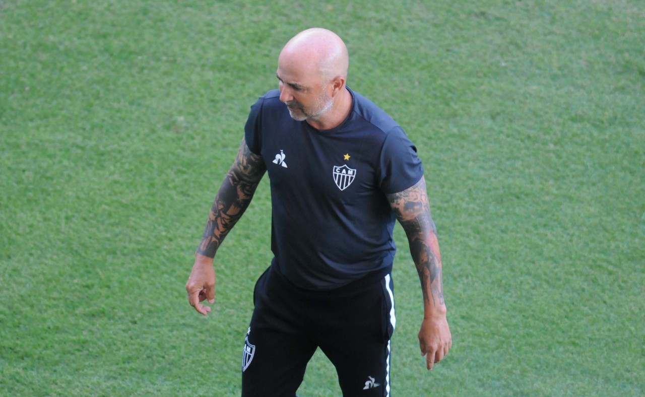 Sampaoli, ex-técnico do Atlético - (foto: Juarez Rodrigues/EM/D.A Press)