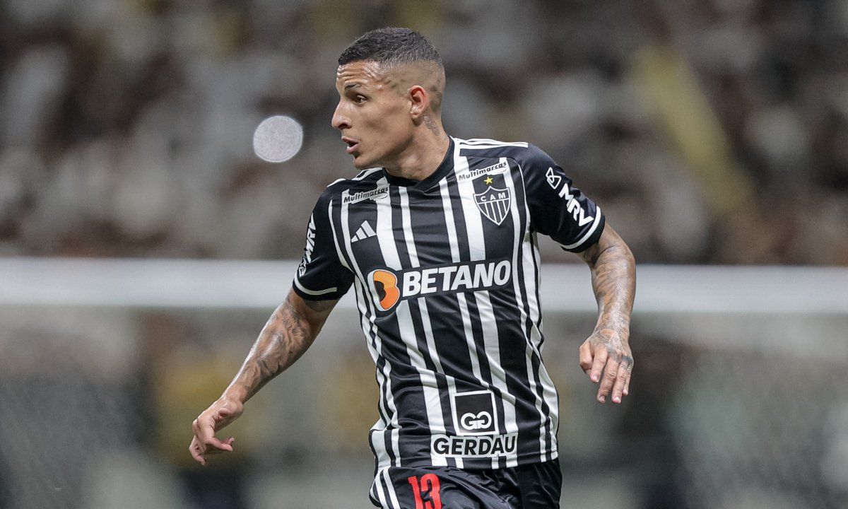 Arana em jogo pelo Atlético (foto: Pedro Souza/Atlético)