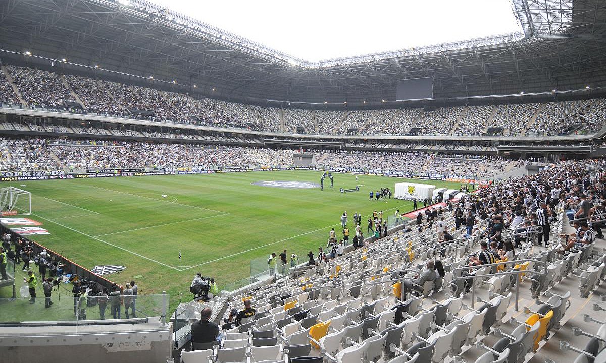 Arena MRV, estádio do Atlético (foto: Alexandre Guzanshe/EM D.A Press)