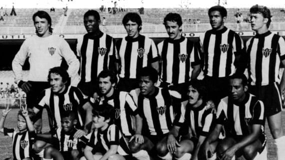 Time campeão brasileiro pelo Atlético em 1971 (foto: O Cruzeiro/Arquivo Estado de Minas)