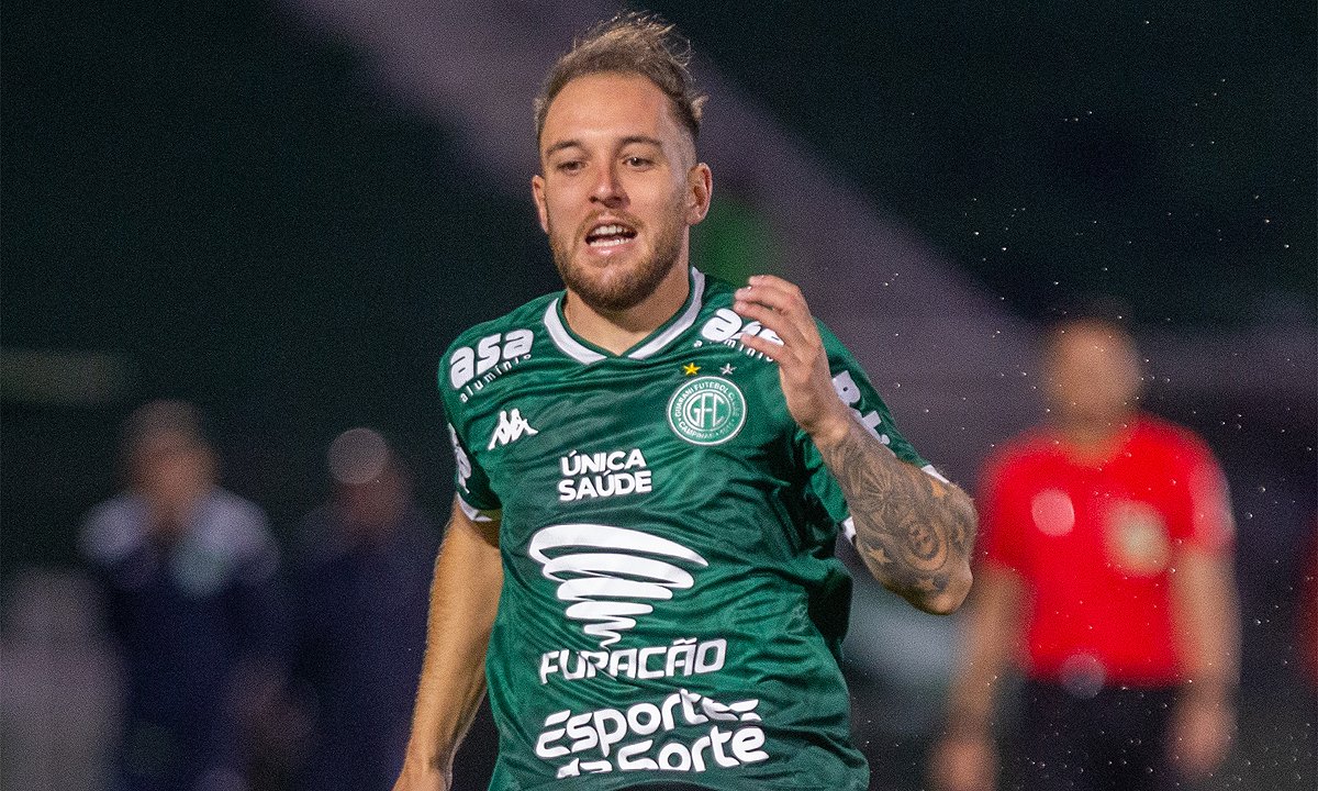Bruno José está emprestado pelo Cruzeiro ao Guarani (foto: Guarani/Divulgação)