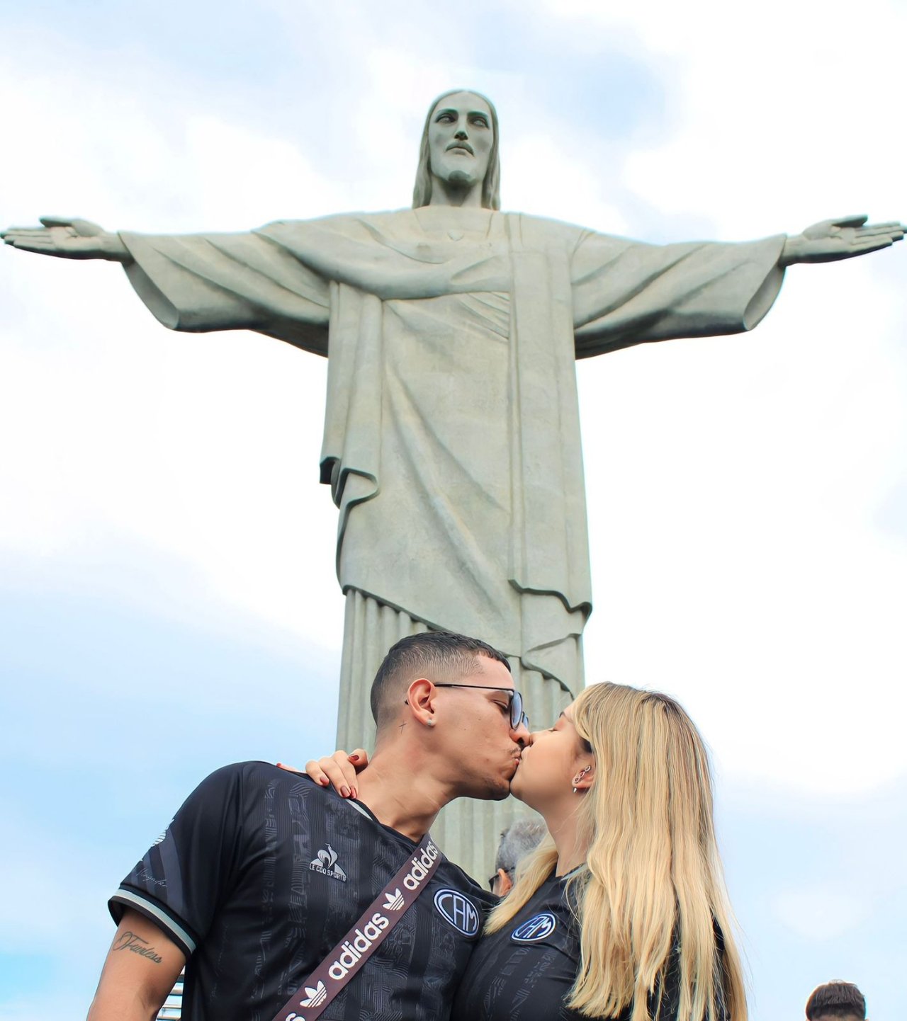 Wendel e Clarissa no Cristo Redentor