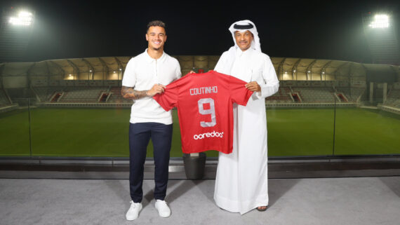 Phillipe Coutinho é anunciado pelo Al-Duhail, do Catar (foto: Divulgação/Al-Duhail)