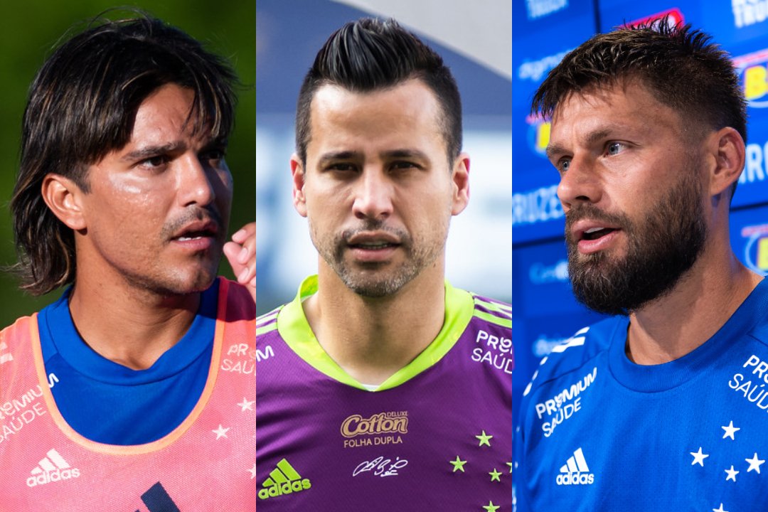 Ex-jogadores do Cruzeiro (foto: Bruno Haddad/Cruzeiro)