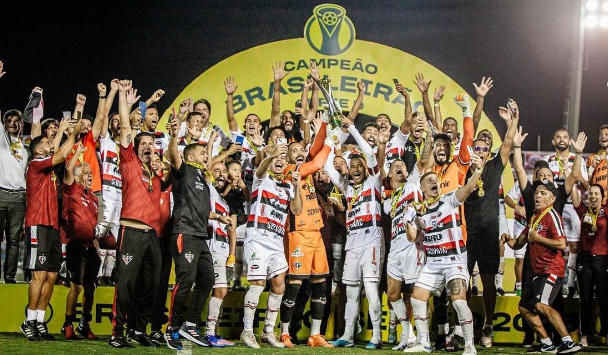 Ferroviário comemora título da Série D 2023 (foto: Lenilson Santos)