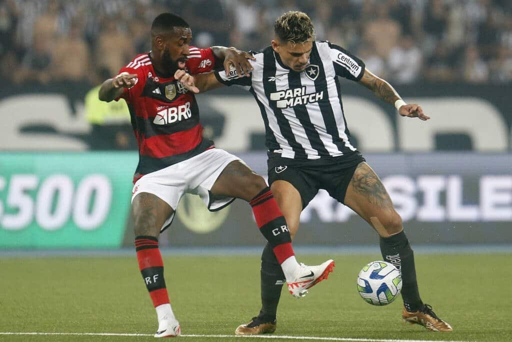 Flamengo vence o Botafogo por 2 a 1 (foto: Vitor Silva/Botafogo)