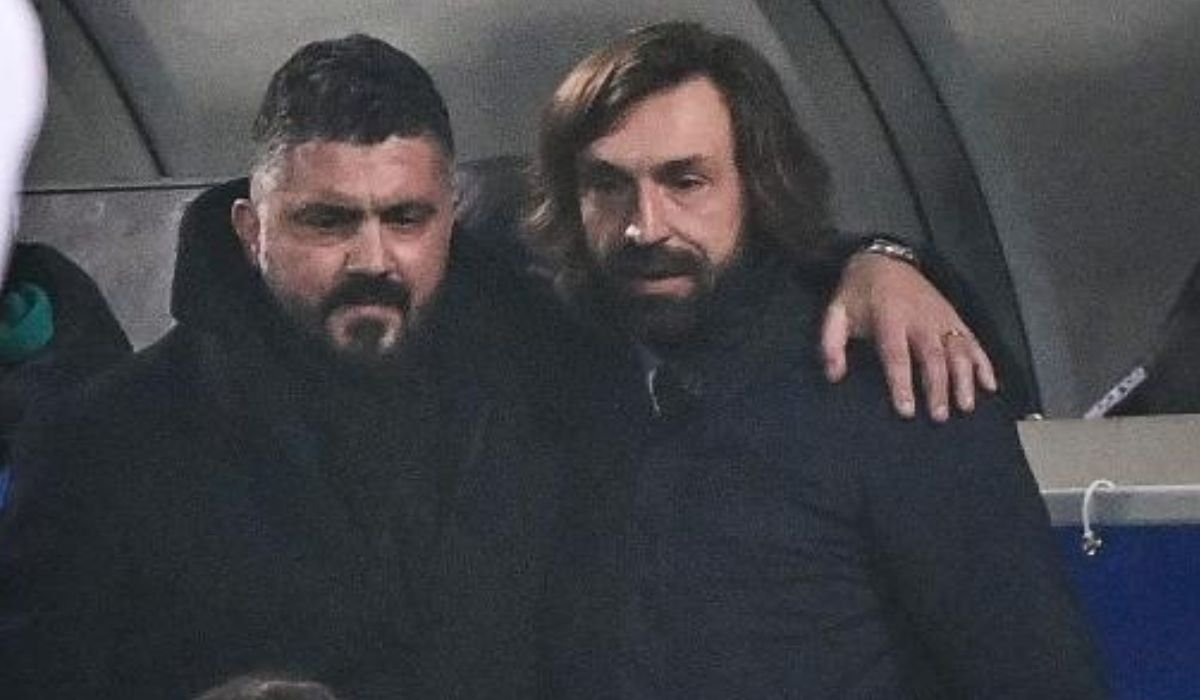 Gattuso e Pirlo no Campeonato Italiano (foto: MIGUEL MEDINA)