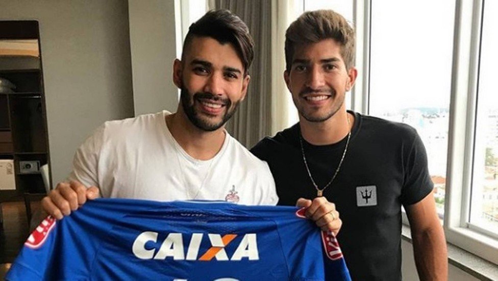 Gusttavo Lima e Lucas Silva (foto: Reprodução)