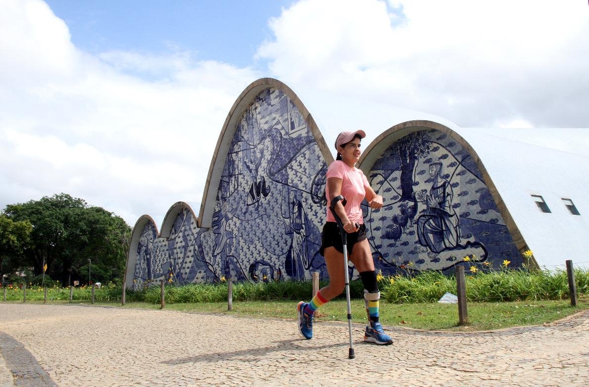 Maratonista Patrícia Mara Santos (foto: Jair Amaral/EM/D.A Press)