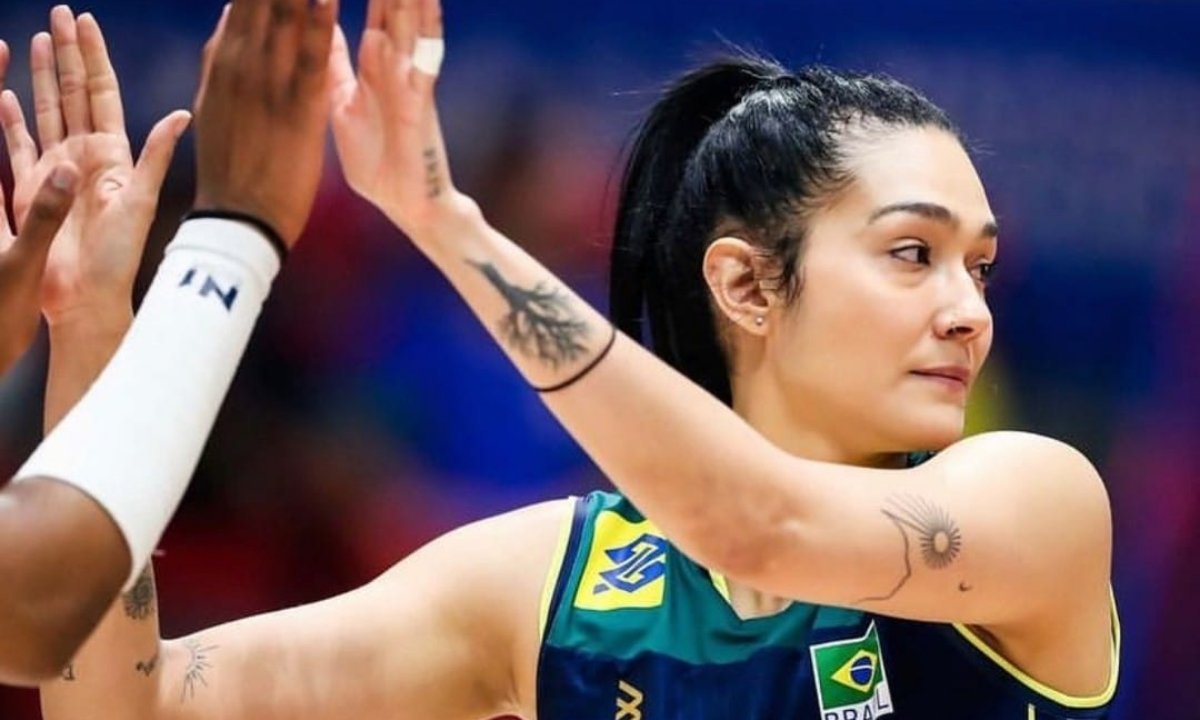Naiane, levantadora do Praia e da Seleção Brasileira (foto: Reprodução/Instagram)