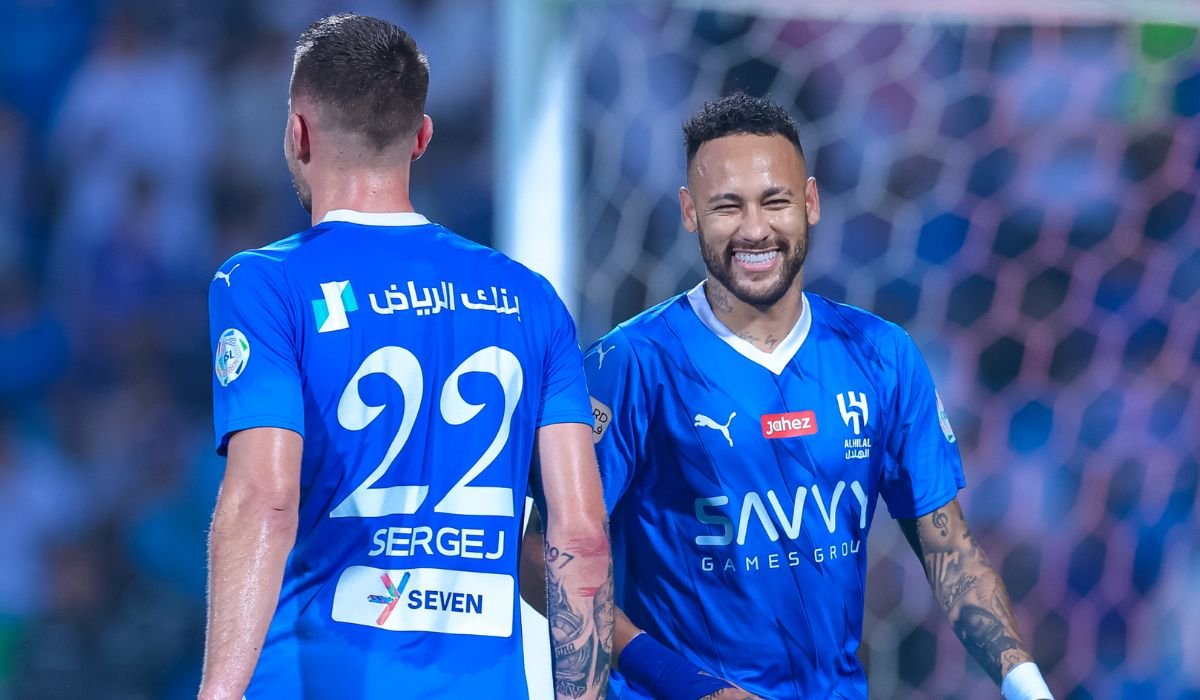 Neymar durante estreia no Al-Hilal, na Arábia Saudita (foto: Divulgação/Al-Hilal)