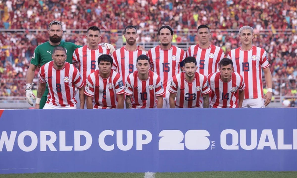 Paraguai perdeu para a Venezuela por 1 a 0 (foto: Divulgação/Associação Paraguaia de Futebol)