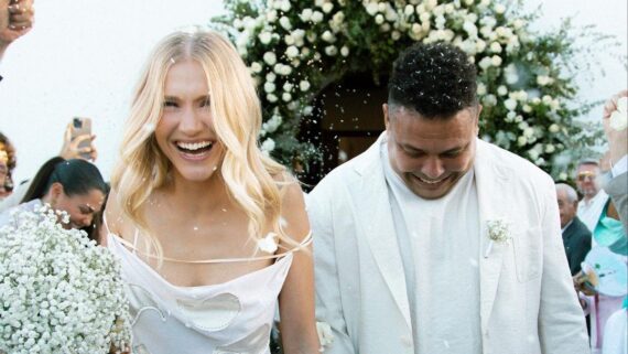 Casamento de Ronaldo e Celina Locks (foto: Reprodução/Instagram)