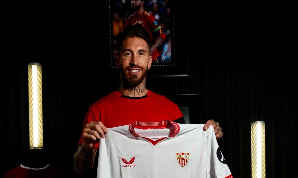 Sergio Ramos no Sevilla (foto: Divulgação/Sevilla)