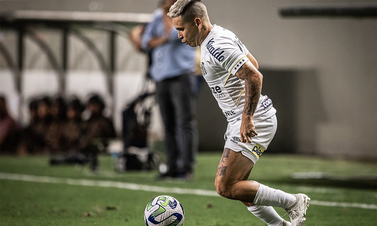 Soteldo, camisa 10 do Santos (foto: Raul Baretta/Santos FC)