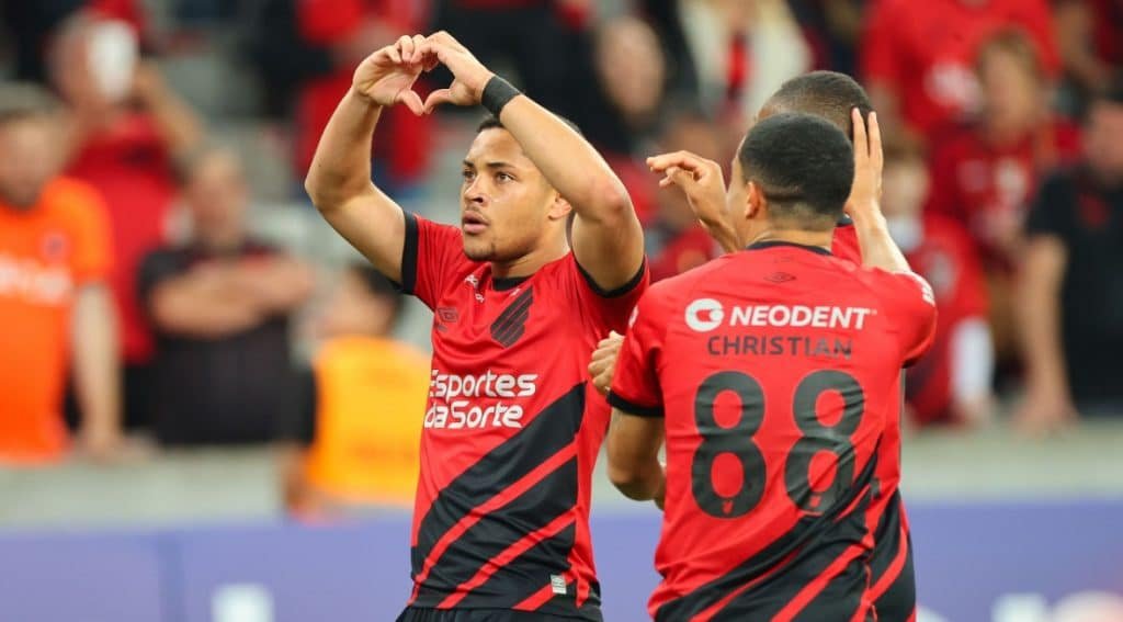 Vitor Roque é carrasco do Atlético (foto: Athletico-PR / Divulgação)