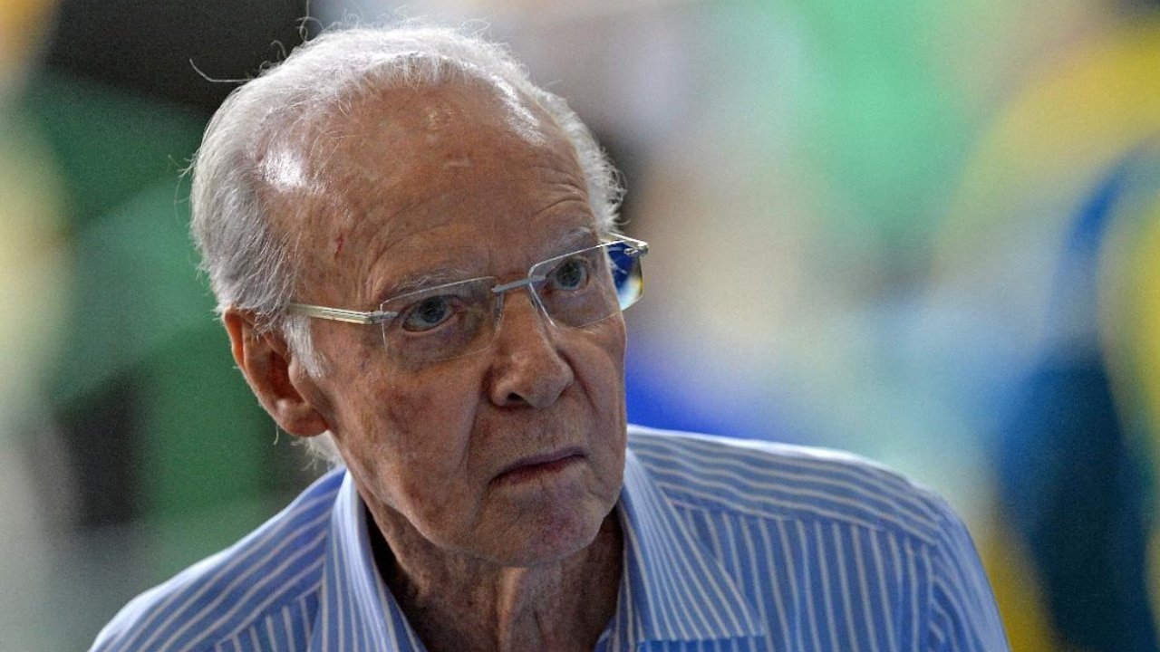 Zagallo, ídolo da Seleção Brasileira (foto: NELSON ALMEIDA/AFP)