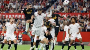 Sevilla e Real Madrid empataram por 1 a 1 pelo Campeonato Espanhol - Crédito: 