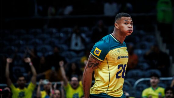 Darlan, jogador da Seleção Brasileira Masculina de Vôlei (foto: Comitê Olímpico do Brasil/Divulgação)