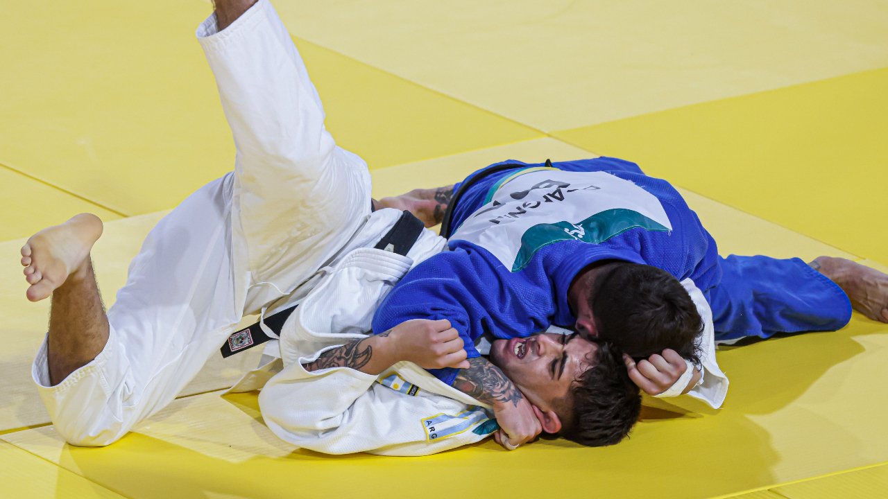 Daniel Cargnin em luta no Pan (foto: Wander Roberto/COB)