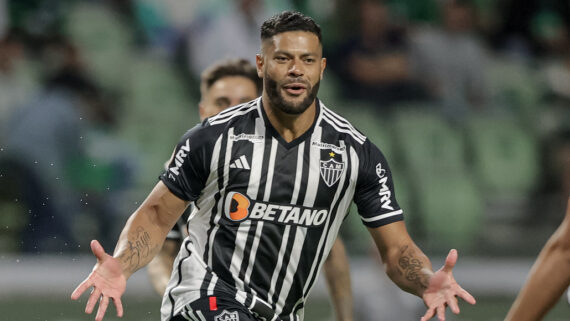 Hulk, atacante do Atlético (foto: Pedro Souza/Atlético)