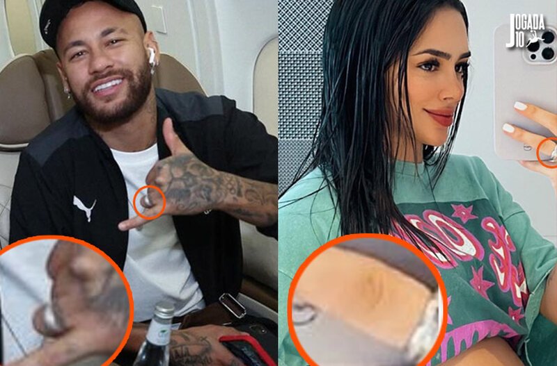 Neymar e Bruna Biancardi (foto: Divulgação/Al Hilal /Reprodução Instagram)