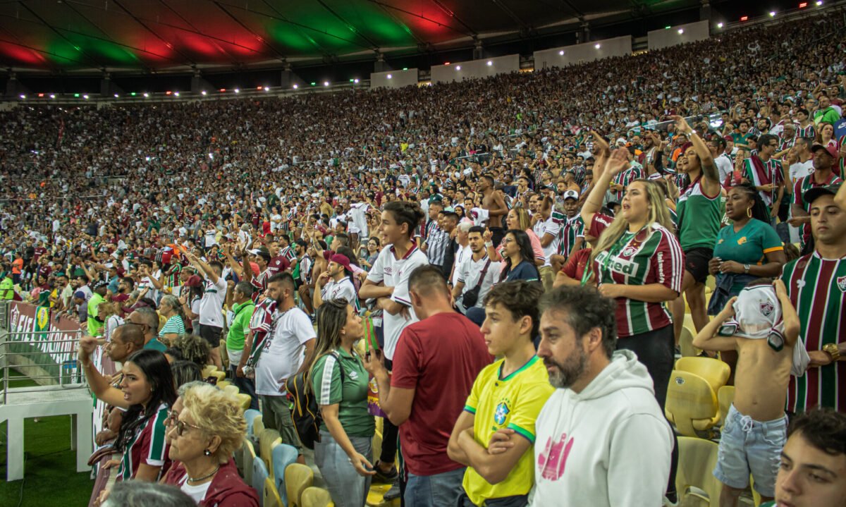 Torcida do Fluminense no Maracanã (foto: Leonardo Brasil/Fluminense FC)