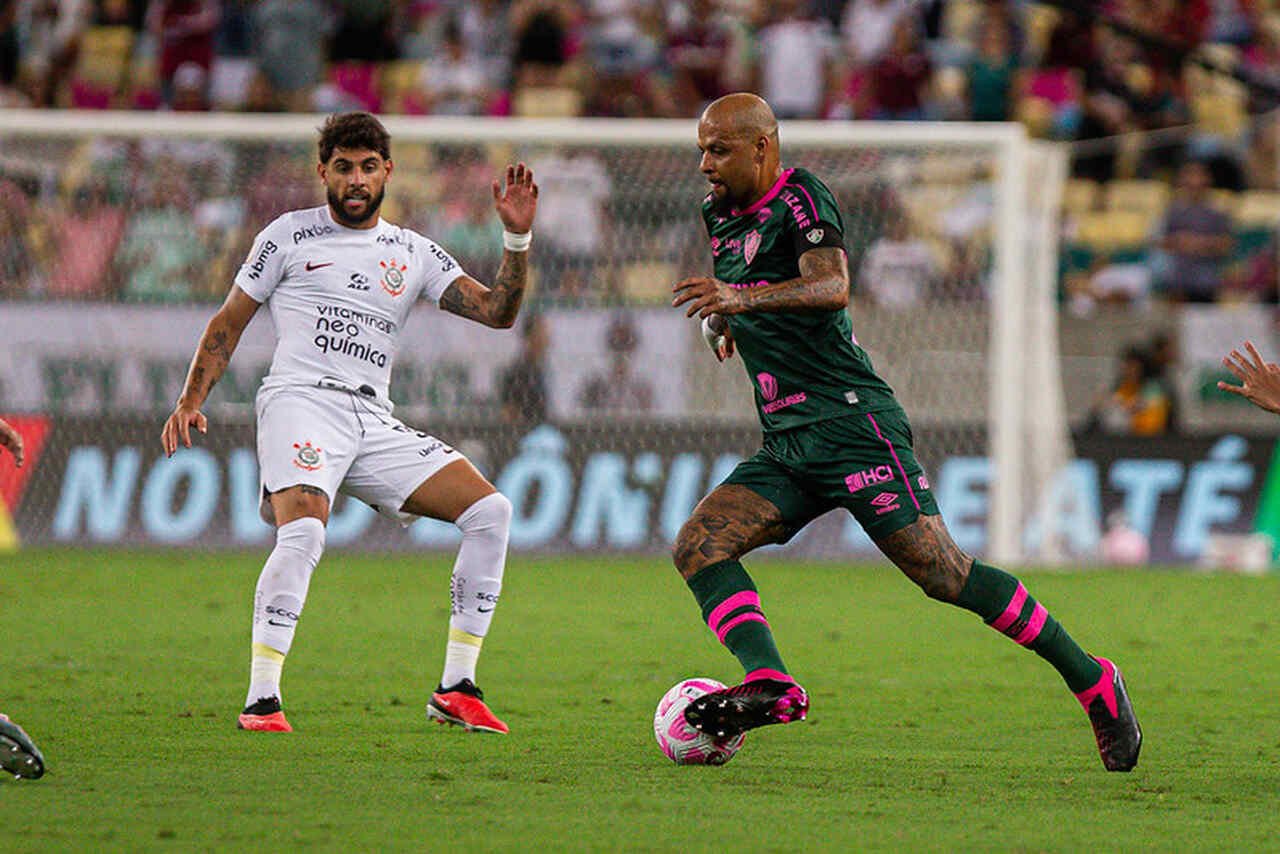 Lance da partida entre Fluminense e Corinthians (foto: Marcelo Gonçalves/Fluminense)
