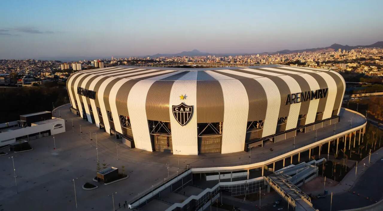 Arena MRV, novo estádio do Atlético em Belo Horizonte - (foto: Pedro Souza/Atlético)