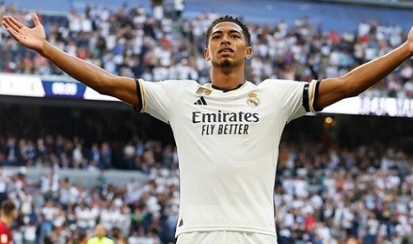 Bellingham festeja gol pelo Real Madrid (foto: Instagram/Reprodução)