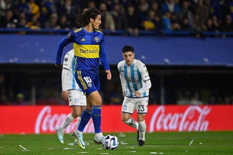 Cavani durante partida do Boca Juniors (foto: Divulgação/Conmebol)