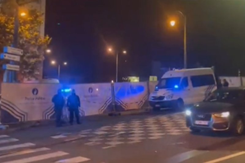 Polícia fecha as principais vias de acesso no entorno do Estádio Rei Balduíno após o atentado (foto: Reprodução)