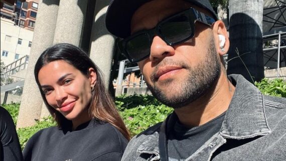 Daniel Alves e esposa Joana Sanz (foto: Reprodução/Instagram)