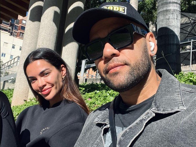 Daniel Alves e esposa Joana Sanz (foto: Reprodução/Instagram)
