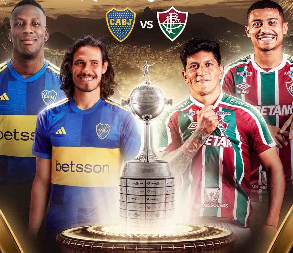 Boca Juniors e Fluminense (foto: Foto: Divulgação/Conmebol)