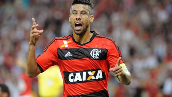 Léo Moura, do Flamengo (foto: Alexandre Vidal / Flaimagem)