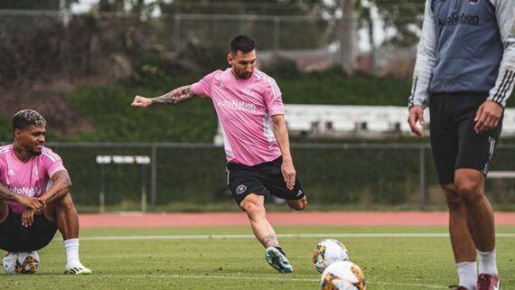 Messi em treinamento (foto: Foto: Divulgação / Inter Miami)