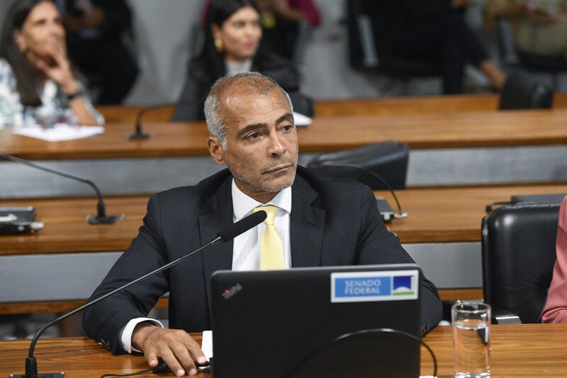 Romário é senador (foto: Jefferson Rudy/Agência Senado)