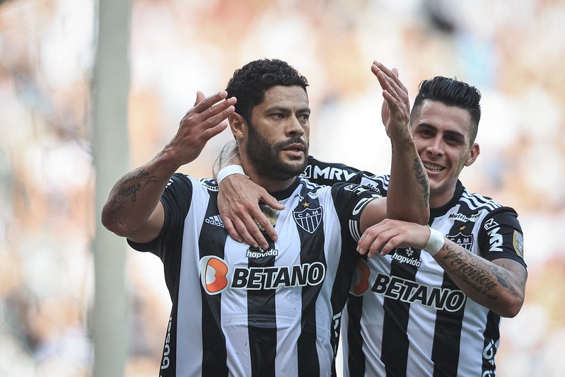 Jogadores do Galo em partida do Campeonato Brasileiro (foto: Pedro Souza/Atlético)