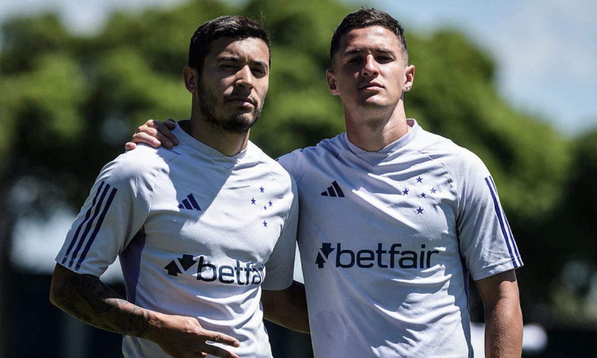 William (à esquerda) e Mateus Vital (à direita) (foto: Gustavo Aleixo/Cruzeiro)