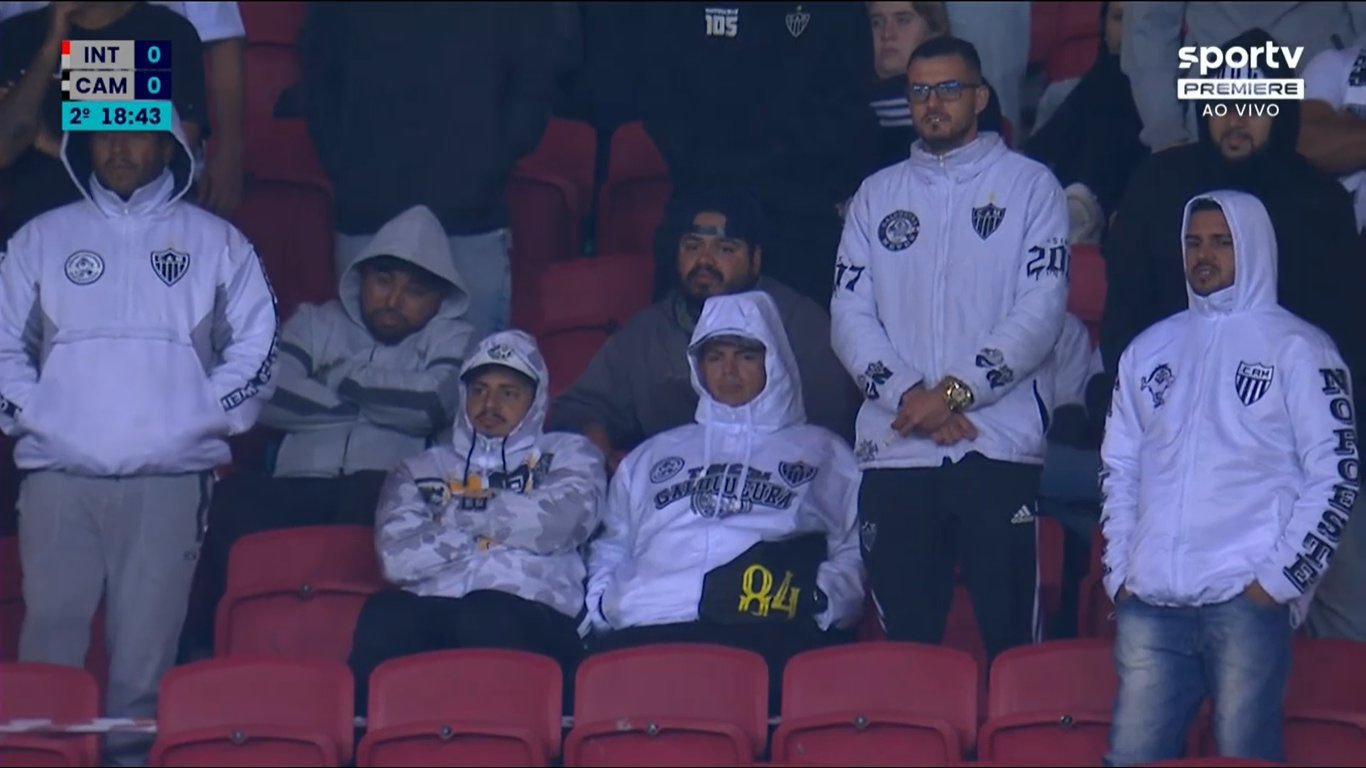 Componentes da Galoucura, torcida organizada do Atlético (foto: SporTV/Reprodução)