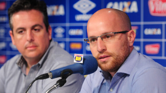 Thiago Scuro, ex-diretor de futebol do Cruzeiro (foto: Leandro Couri/EM/D.A.Press)