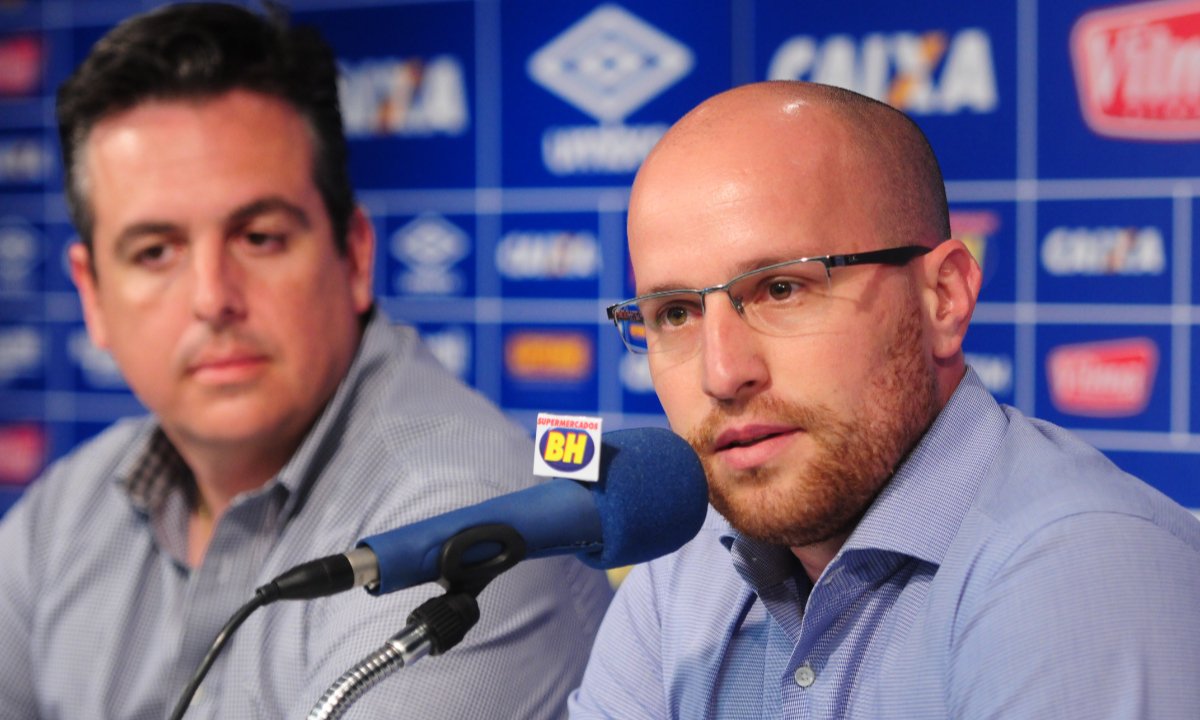 Thiago Scuro, ex-diretor de futebol do Cruzeiro (foto: Leandro Couri/EM/D.A.Press)