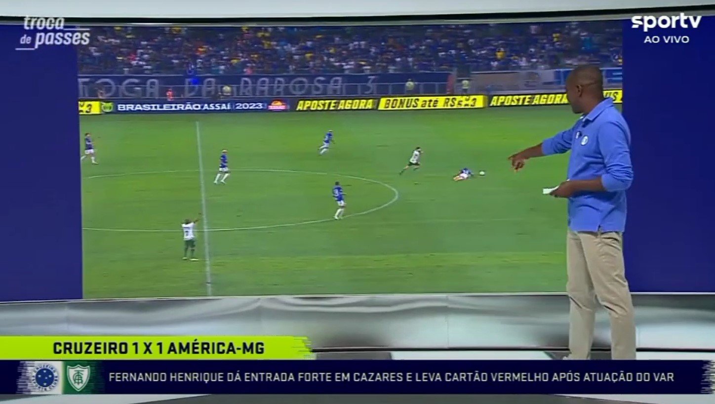 Cruzeiro e América (foto: Reprodução/SporTV)