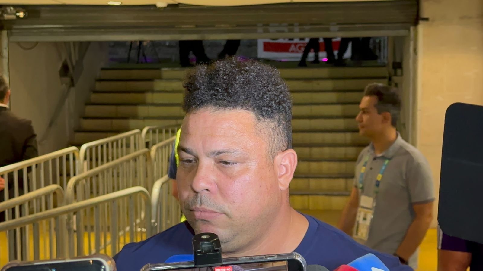 Ronaldo durante entrevista (foto: Luiz Henrique Campos/No Ataque)