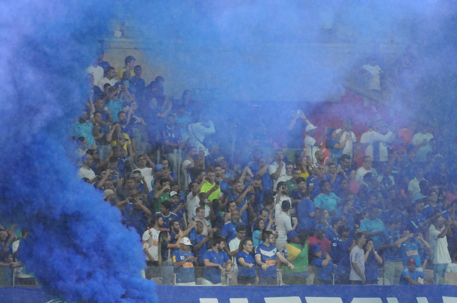 Torcida do Cruzeiro no Mineirão (foto: Alexandre Guzanshe/EM D.A Press)