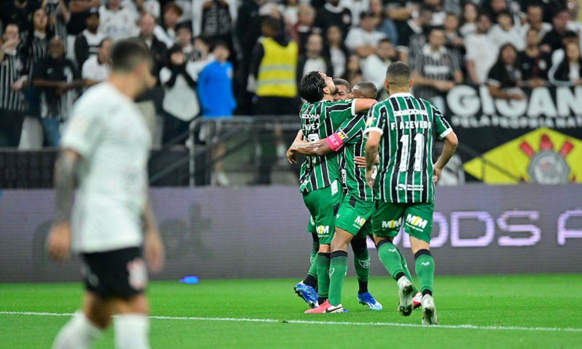 América em jogo contra o Corinthians pelo Brasileiro (foto: Mourão Panda/América)