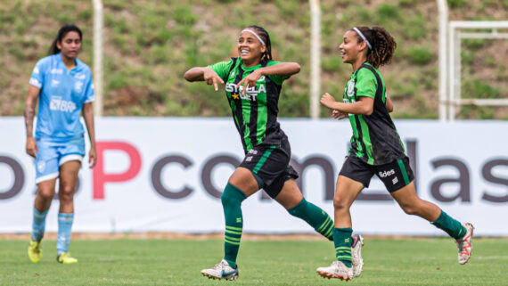 América em jogo do Brasil Ladies Cup (foto: Thamires Nogueira)