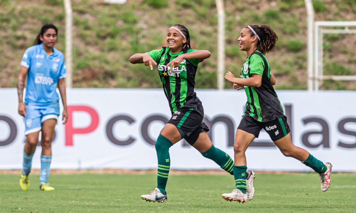 América em jogo do Brasil Ladies Cup (foto: Thamires Nogueira)